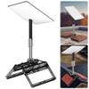 Starlink Gen 2 Roof Ridge Mount - No-Drill Installation Pole Mounting Kit with Pipe Adapter for Tilt Angle Adjustment, Compatible with Starlink V2 Standard Actuated Dish view 1