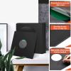 20pcs 12in Record Inner Sleeves, 33 RPM Record Sleeves, 350gsm Record Jackets Cardboard, Black Kraft Paper Record Sleeves, Record Protective Covers, Kraft Paper Covers view 3