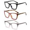 bullabulling Reading Glasses for Women Men - Blue Light Blocking Computer Readers Square Anti Glare/Eyestrain (c1/c3/c5, 2.50, x) view 1