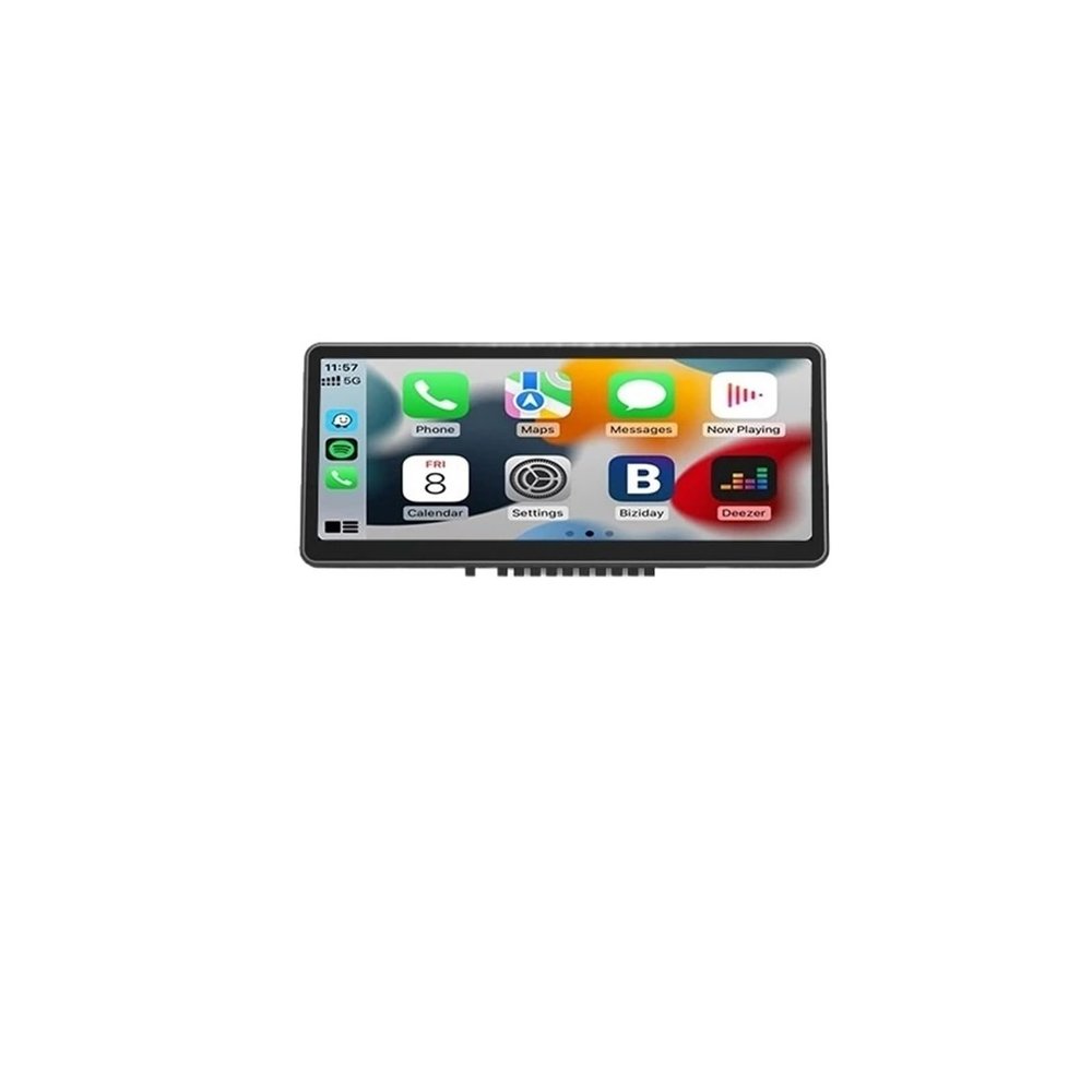 9" LCD Screen Wireless Carplay Dashboard Instrument ClusterCompatible with Tesla Model 3/Y GPS Navigation Multimedia Digital Speedometer(9-Y Compatible with Intel Atom)