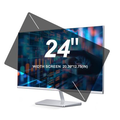 TYLGDSGS 24 Inches Computer Privacy Screen for 16:10 Computer Monitor, Removable Eye Protection Anti Glare Blue Light Filter Privacy Shield, Anti Scratch Anti Spy Screen Protector Film. Size is(531*29