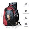 BTCOWZRV Travel Backpack for Men Women Casual Daypack Black Bear Red And Black Plaid Laptop Backpack Computer Bag Lightweight Shoulder Bag view 2
