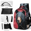 BTCOWZRV Travel Backpack for Men Women Casual Daypack Black Bear Red And Black Plaid Laptop Backpack Computer Bag Lightweight Shoulder Bag view 4
