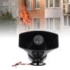 130DB Alarm Horn Speaker, 60W Alarm Siren High Power Siren with Clear Sound, ABS Shell and Iron Bracket, Supports Alarm and Fire Sound, Ideal for Supermarket, Construction Sites view 4