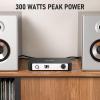 Facmogu M9 Stereo Audio Amplifier, 300W Home 2 Channel Wireless Bluetooth 5.0 Power Amp w/24V Adapter, TPA3255 300W x 2 Class D Stereo Digital Amplifier with DSP for Wired Speakers, Home Audio System view 3
