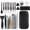 CKKNILV 25 in 1 Metal Spudger Phone Opening Pry for Disassemble Repair Screwdriver for Phone view 4