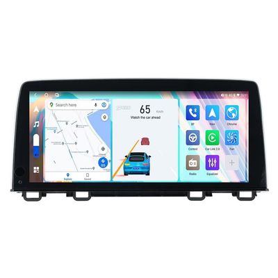 8 Core 8+128G Car Radio Stereo for for Honda CRV 2017-2021 13.3 inch 2K QLED Touch Screen Built-in Wireless/Wired Car-Play Android Auto/DSP/FM/AM/5G WiFi/SWC