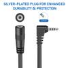YQMAJIM 2.5mm Dash Cam Rear Extension Cable, (25Ft Thicker) Backup Extension Cord, Reverse Adapter Wire, Mirror Cam Rear View Extension Cable Fits 4Pin&5Pin Dashcam view 2