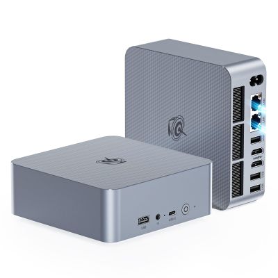 Beelink EQI12 Mini PC,Intel 12th Gen Core i3-1220P (10C/12T,up to 4.4GHz),Mini Computer with 16GB DDR4 RAM 500GB M.2 2280 PCle 4.0x4 SSD,4K Dual Screen Display/WiFi6/BT5.2/USB3.0/Dual Gigabit LAN