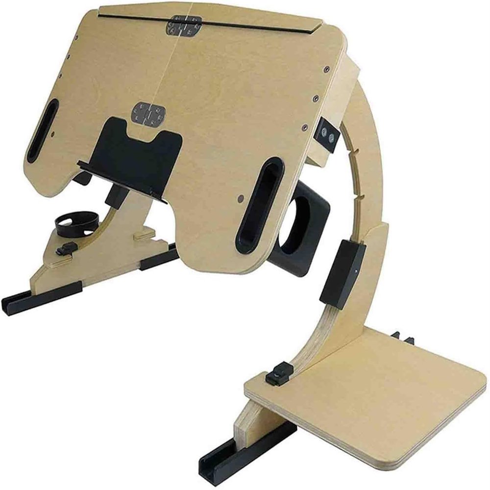CUIYMXSC Laptop Bed Table, Adjustable Notebook Laptop Bracket, Stable and Durable, Computer Holder Accessories Foldable Bed Desk (D)