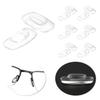 LenzProse 6 Pairs Anti Slip Nose Pads for Oakley Cartridge OX5137/Cathode OX3233/Coldfuse/Diecutter OX3229/Latch OO4128 OX8134 OO9394 OX513, Silicone Nosepiece Replacement view 1
