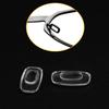 LenzProse 6 Pairs Anti Slip Nose Pads for Oakley Cartridge OX5137/Cathode OX3233/Coldfuse/Diecutter OX3229/Latch OO4128 OX8134 OO9394 OX513, Silicone Nosepiece Replacement view 2