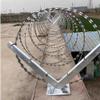 GZHERVICES 4 Pair Razor Wire Bracket, Hot-dip Galvanised V-Bracket, Barb Wire Extension Bracket, Roll Concertina Garden Fence Wire Bracket view 2