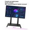 LLINVX Motorized TV Mount, Height Adjustable TV Stand and Wall Mount, Mobile TV Stand Cart On Wheels, Motorized TV Lift, Fits 52-100 Inch Profile TVs(Black) view 3