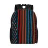 VTCTOASY Backpack Travel Laptop Backpack for Men Women Lightweight Rucksack Stripes and rows of stars Casual Daypack view 1