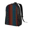 VTCTOASY Backpack Travel Laptop Backpack for Men Women Lightweight Rucksack Stripes and rows of stars Casual Daypack view 2