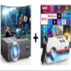 FUDONI GC888 Projector and S1 Netflix Projector, Native 1080P 4K Supported, Auto Keystone & Electric Focus Movie Projector view 1