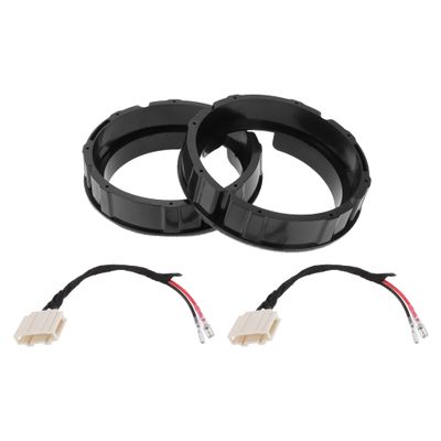 RATCHROLL Speaker Spacer Ring Tweeter Speaker Spacer Adaptor for Volkswagen Waterproof Speaker Subwoofer Mounting Spacer Bracket Ring ABS 2Set