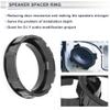 RATCHROLL Speaker Spacer Ring Tweeter Speaker Spacer Adaptor for Volkswagen Waterproof Speaker Subwoofer Mounting Spacer Bracket Ring ABS 2Set view 3