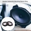 RATCHROLL Speaker Spacer Ring Midrange Speaker Spacer Adaptor for BMW Waterproof Speaker Subwoofer Mounting Spacer Bracket Ring ABS 2 Set view 2