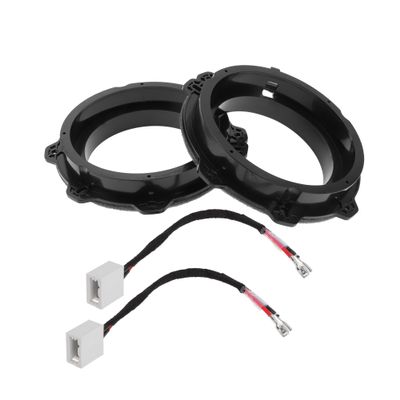 RATCHROLL Speaker Spacer Ring Tweeter Speaker Spacer Adaptor for Hyundai Waterproof Speaker Subwoofer Mounting Spacer Bracket Ring ABS 2 Set
