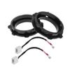 RATCHROLL Speaker Spacer Ring Tweeter Speaker Spacer Adaptor for Hyundai Waterproof Speaker Subwoofer Mounting Spacer Bracket Ring ABS 2 Set view 1