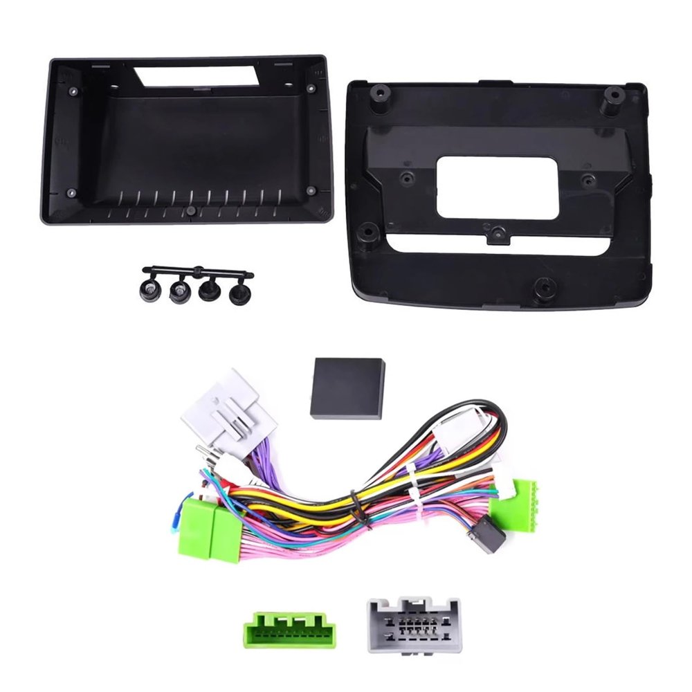 BINGLEI Car InteriorRadio Panel Car Radio Fascia Fit for Volvo XC90 2004-2014 9 Inch Frame Android 2Din MP5 Player Stereo Panel Decoration,Radio Panel(Frame Cable Canbus)