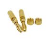 10Pcs Gold-Plated Copper 4mm Banana Plug Audio Speaker Cable Wire Connector 4MM Banana Male, Amplifier Audio Jack Adapter view 3