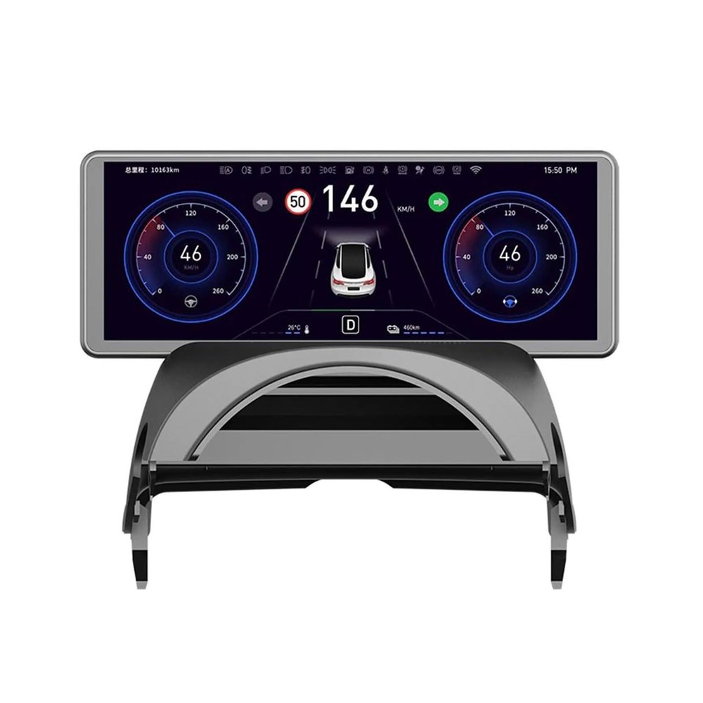 6.86 Inch Intelligent LCD DisplayCluster Instrument HD LCD SpeedometerCompatible with Tesla Model 3 and Model Y Car LCD Dashboard Kit