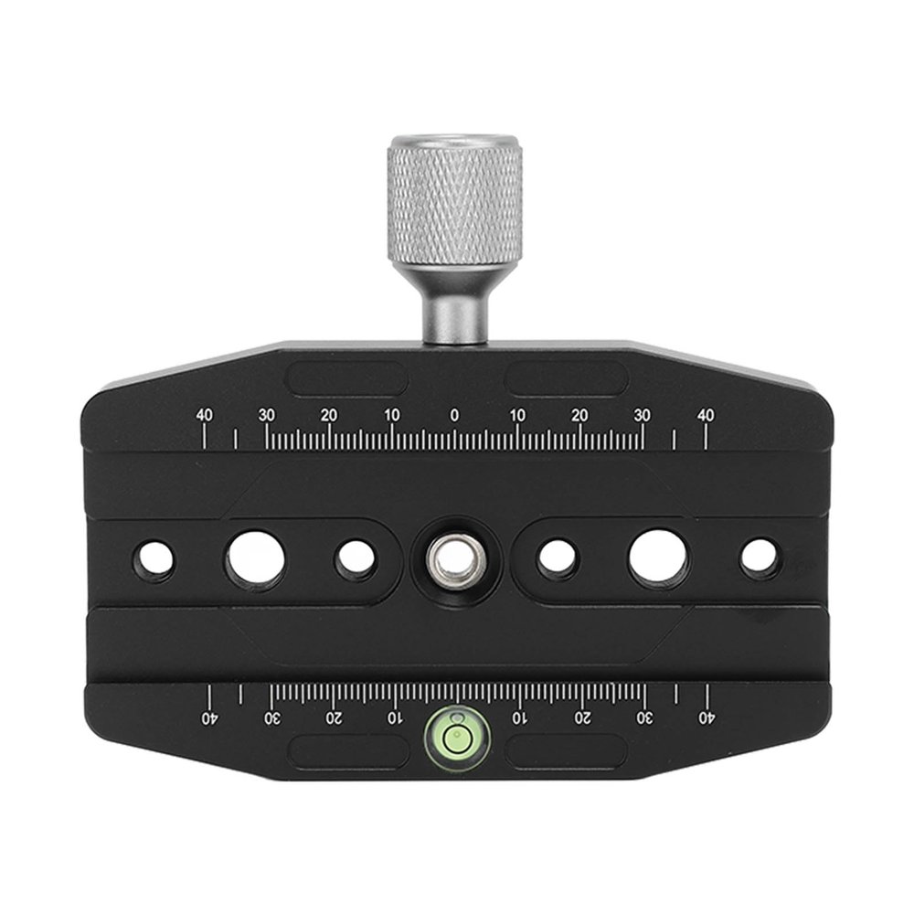 Quick Release Clamp, with 1/4in 3/8in Screw Hole Aluminum Alloy Camera Quick Release Clamp for Standard Quick Loading Plate with Width of 38mm-43mm