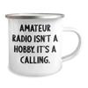 Amateur Radio Enthusiast Birthday Unique Gift Idea - I AM KIND OF A BIG DEAL IN AMATEUR RADIO Camping Mug view 2