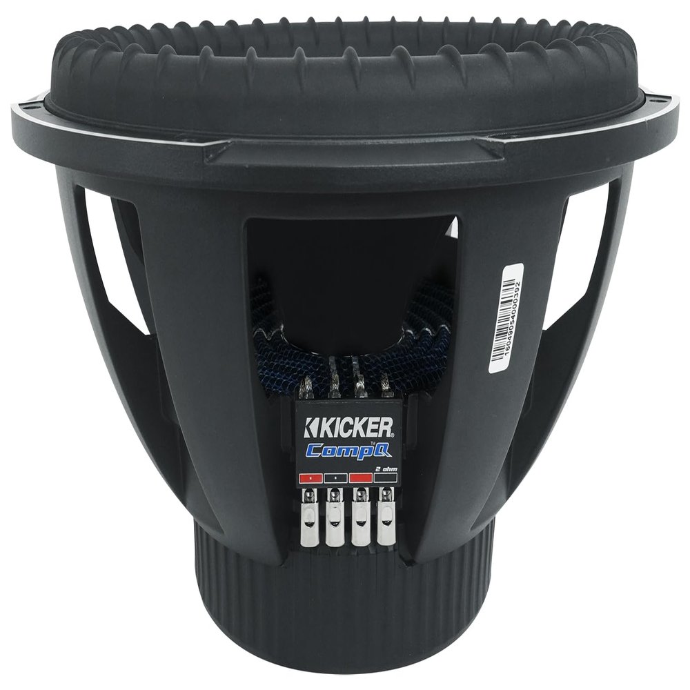 Audiosavings Bundle: (2) Kicker 51CWQ152 COMP Q 15" 1200 Watt Car Audio Subwoofer DVC 2 Ohm Sub CWQ152 (2 Items)