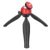 Naroote Tabletop Tripod, Phone Tripod with 1/4in Screw Mobile Phone Mini Desktop Live Selfie Camera Tripod Mini Tripod for Camera for Sports Cameras, Mirrorless Cameras, SLR (Red) view 1