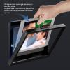Diydeg Shower Tablet Holder, 180 Rotation Tablet Holder Bathroom Tablet Case, Tablet Wall Mount Holder with Touchable Anti Fog Screen for Bathroom Kitchen (9802B Black) view 2
