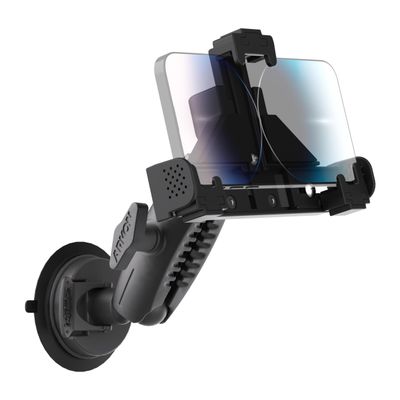 ARKON Mounts SkyHold Windshield Suction Locking Phone Mount for Aircraft | Universal Phone Fit | Strong Suction Base | Heavy-Duty Construction | for Apple iPhone, Samsung Galaxy, and More