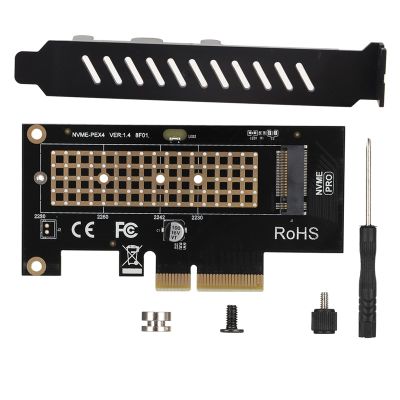 PCIE 3.0 x 4 NVMe Adapter Card with Integrated Enhancement, GEN3 Design for NVMe m.2 SSD, Compatible with PCIE x 4 x 8 x 16 Slots, Upgrade Hard Disk to PCIE