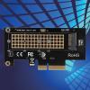 PCIE 3.0 x 4 NVMe Adapter Card with Integrated Enhancement, GEN3 Design for NVMe m.2 SSD, Compatible with PCIE x 4 x 8 x 16 Slots, Upgrade Hard Disk to PCIE view 2