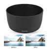 Camera Lens Hood, Lens Hood Plastic Black Lens Hood with High Performance for Camera Lens view 3
