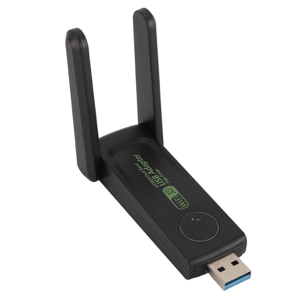 Cordless Adapter for Desktop PC, USB 3.0 Network Dongle with Dual Antennas Network Transceiver, Dual Band 5G/2.4G for Laptop Computer, for windows10/8.1/8/7/XP