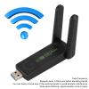 Cordless Adapter for Desktop PC, USB 3.0 Network Dongle with Dual Antennas Network Transceiver, Dual Band 5G/2.4G for Laptop Computer, for windows10/8.1/8/7/XP view 4