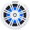 KICKER 51KM604WL KM 6.5" 4 LED Marine Coaxial Speakers - Pair view 2