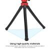 11.8inch Phone Tripod, 2-in-1 Selfie Stick Tripod Portable Flexible Rubber Octopus Tripod Stand Bracket, Video Shooting Equipment for Camera and Smart Phone view 3