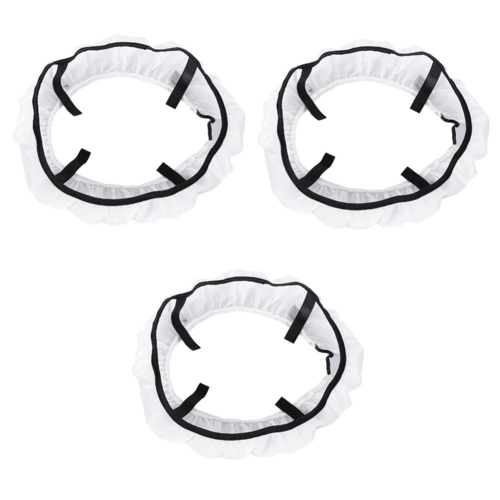 OSALADI 3pcs Foldable Ring Light Diffuser Cover Flash Diffuser for Photography Streaming