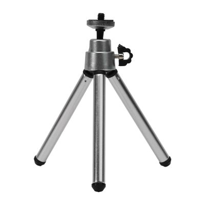 LHXEQJAM Flexible, Portable, Versatile and Durable mini 2-Section Tripod Stand(Silver Gray)