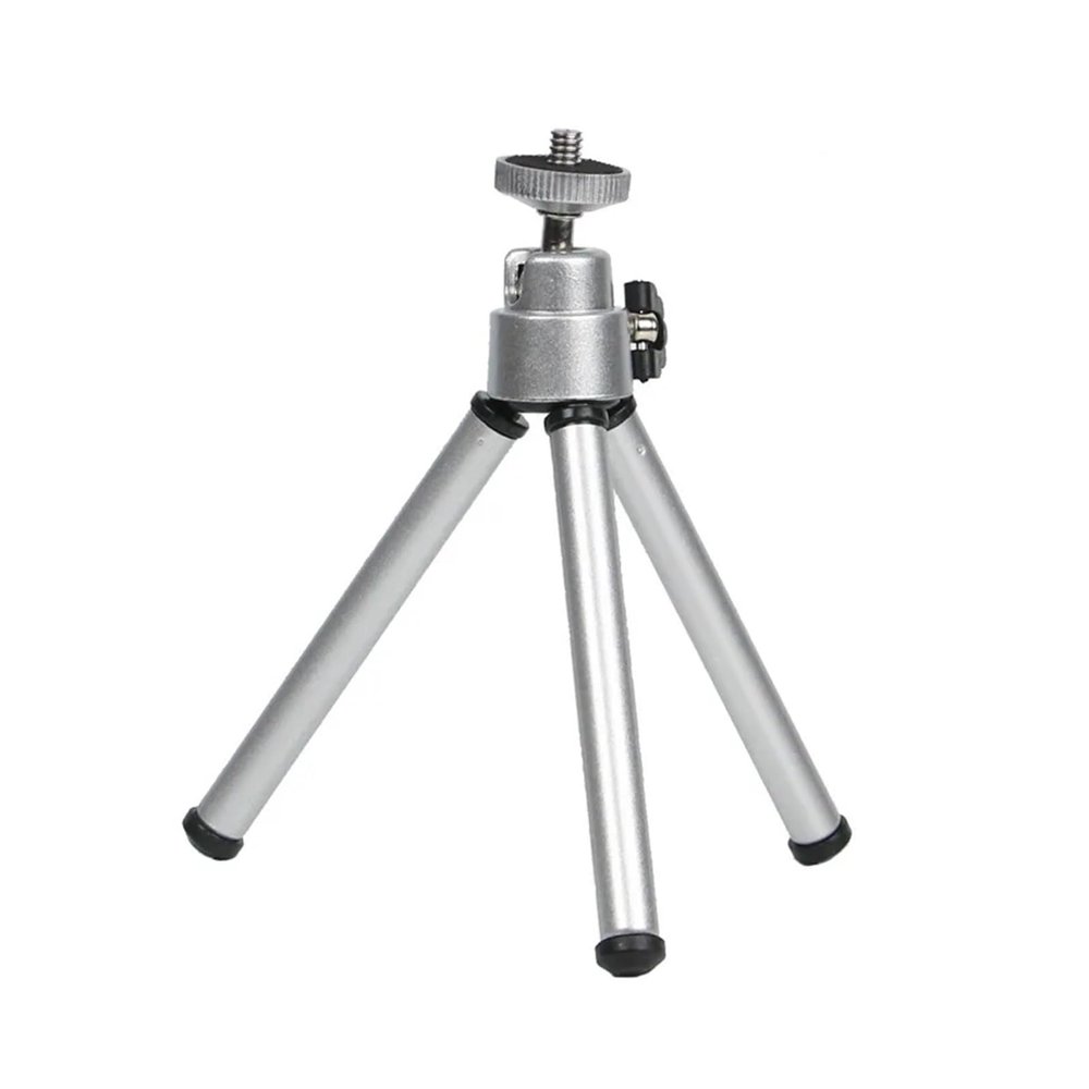 Mini Flexible Tripod 2 Sections(Silver)
