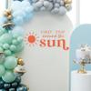 Capiont First Trip Around The Sun Decal - Sun Themed Balloon Arch Decal, Outer Space Themed 1st Birthday Party Decoration for Boys view 1