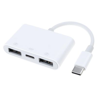 GMBYLBY Laptops Pad Fast Speed USB TypeC to USB 2.0 3 Port Multi Splitters Adapters for Laptops