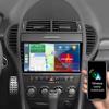 9 Inches Android 13.0 Stereo Radio Fit for SLK280 SLK350 SLK55 2004-2010 HD Touch Double Din Radio Stereo Car with Wireless with carplay/Android Auto | HD Backup Camera | WiFi | BT | FM | Mirror Link view 1