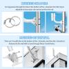[2 Pack] Universal Wireless Bridge Mount Outdoor J Pole Mount Bracket/Wall Mount for Outdoor Point-to-Point AP Access Point for Antenna/Security Camera Building to Building Mount view 2