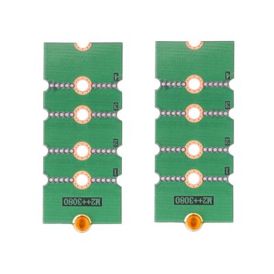 2 Pack M.2 NVME SSD Hard Drives 2230 to 2242 2260 2280 Expansion Card Holder, NVME M.2 SSD Hard Drives 2242 to 2260 2280 Expansion Board Converter Adapter Green